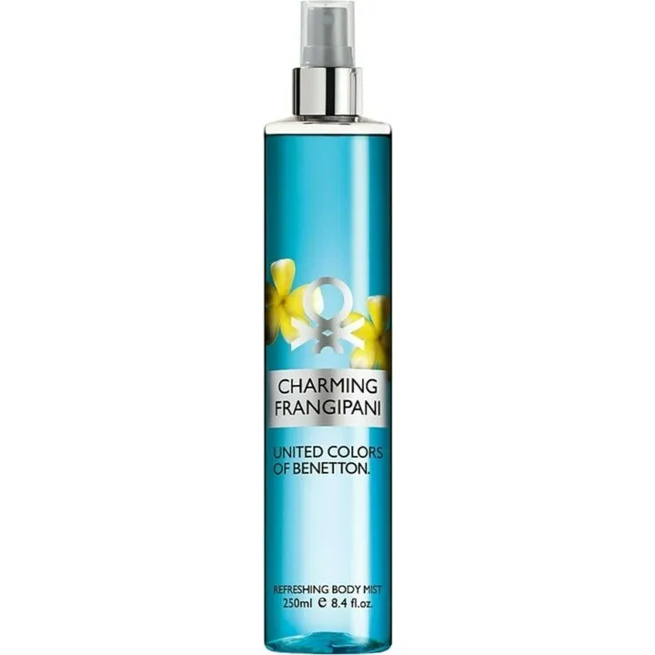 Benetton Charming Frangipani perfume bottle