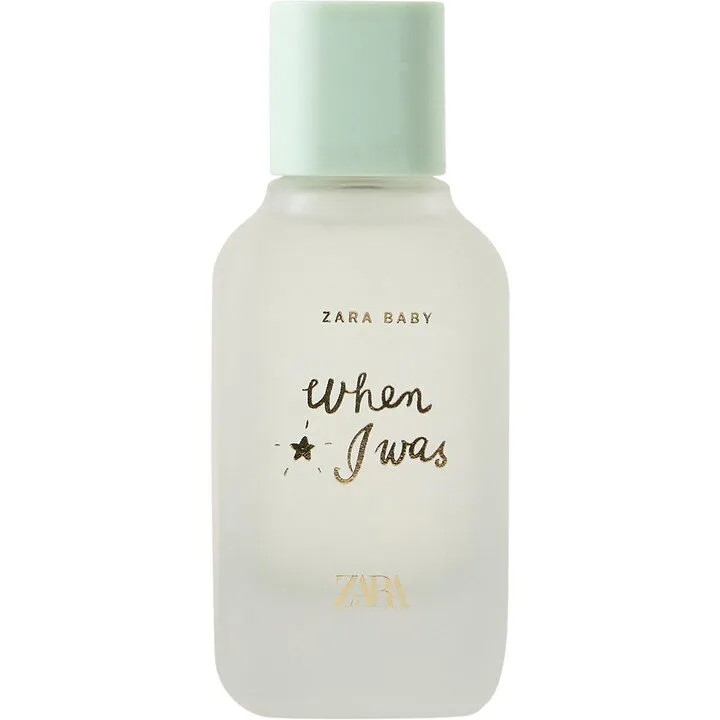 Zara Baby when I was perfume bottle