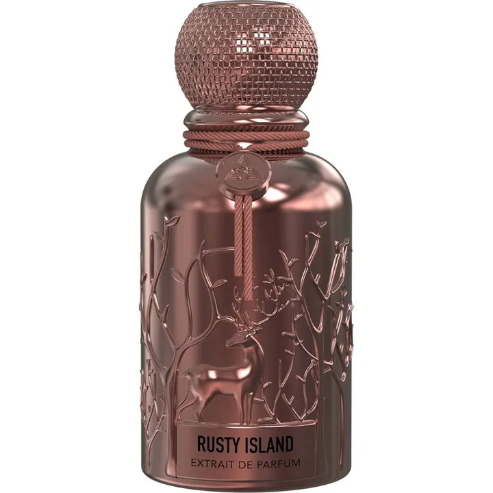 Auraa Desire Rusty Island perfume bottle