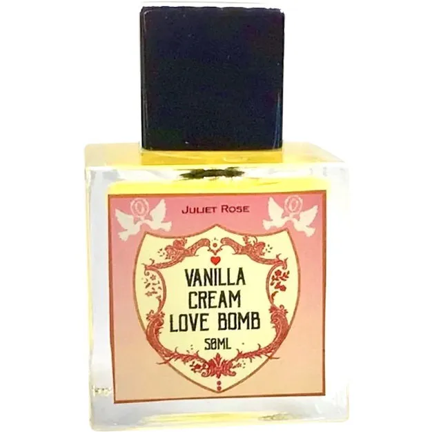 Juliet Rose Vanilla Cream Love Bomb (Eau de Parfum) parfüm şişesi