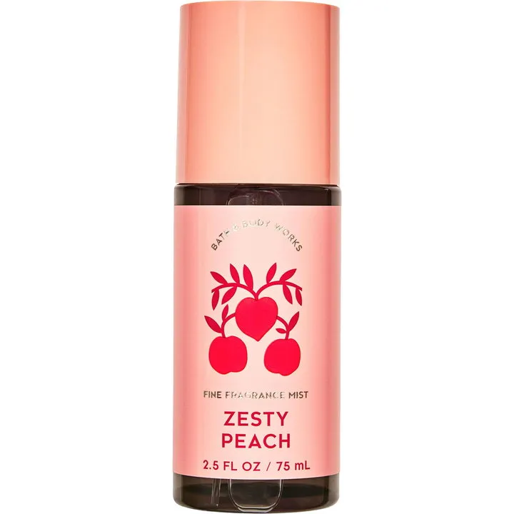 Bath & Body Works Zesty Peach perfume bottle
