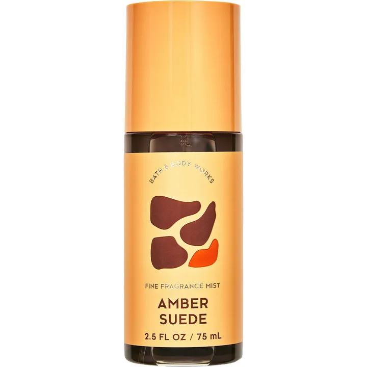 Bath & Body Works Amber Suede parfüm şişesi