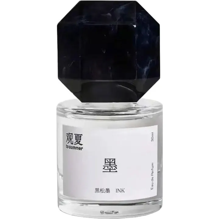 to summer | 观夏 Ink / 黑松墨 perfume bottle