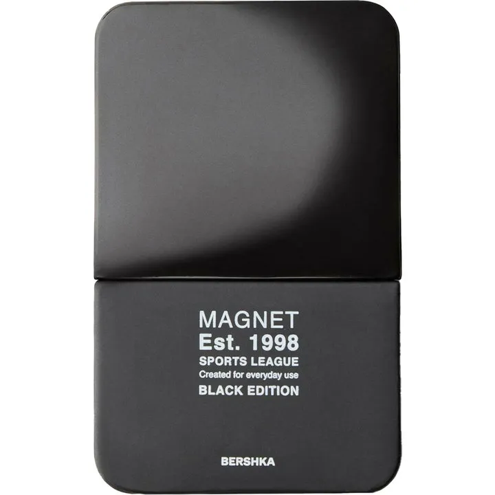Bershka Magnet Est. 1998 Sports League Black Edition parfüm şişesi