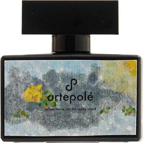 artepolé Yellow House, on the rocky island perfume bottle