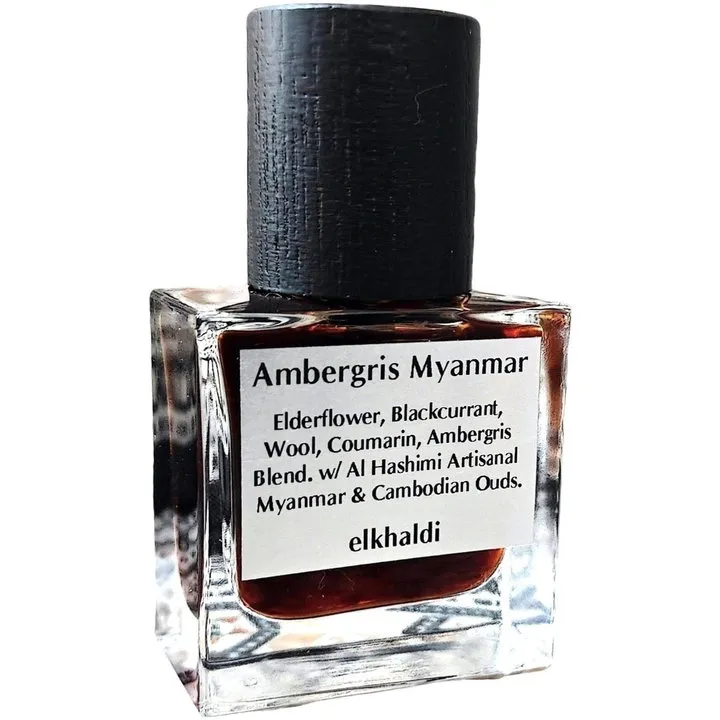 elkhaldi Ambergris Myanmar parfüm şişesi