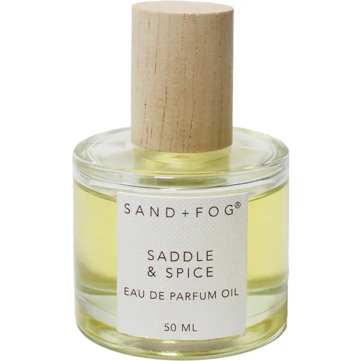 Sand + Fog Saddle & Spice perfume bottle