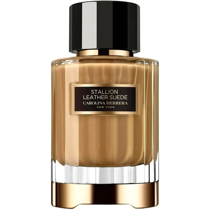 Carolina Herrera Stallion Leather Suede perfume bottle