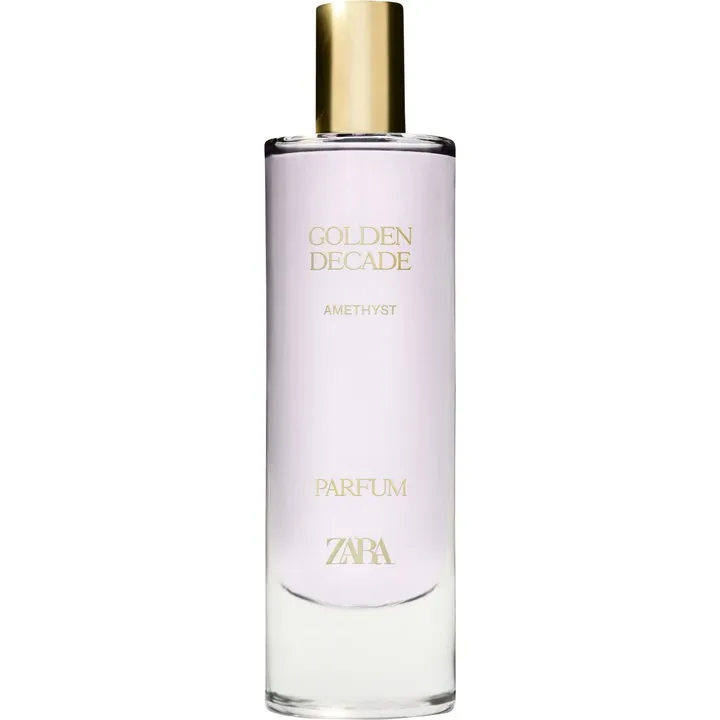 Zara Golden Decade Amethyst perfume bottle
