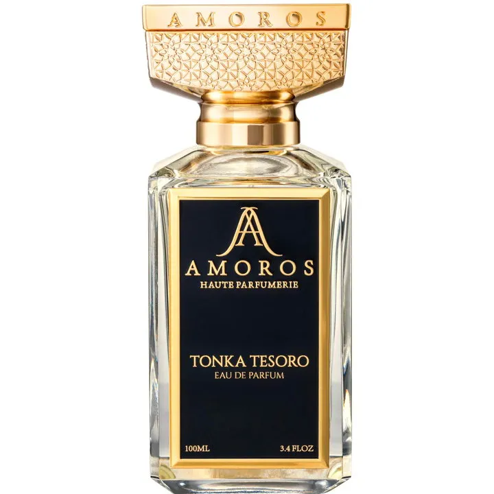 Amoros Tonka Tesoro perfume bottle
