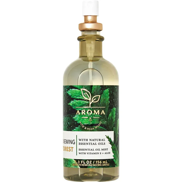 Bath & Body Works Renewing Forest perfume bottle