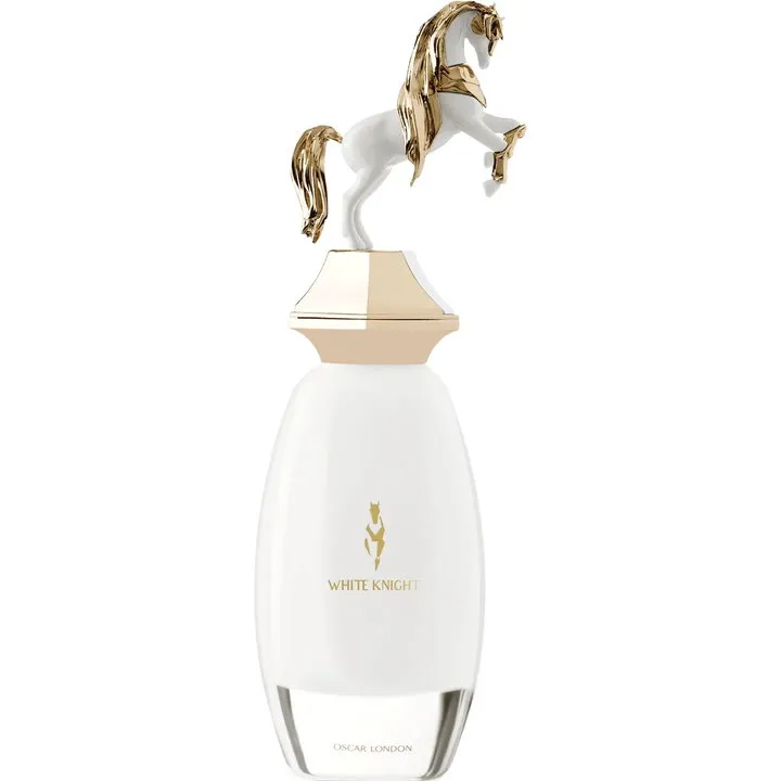 Oscar London White Knight perfume bottle