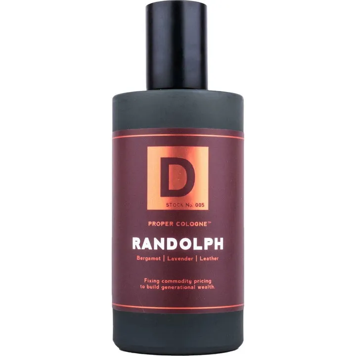Duke Cannon Randolph perfume bottle