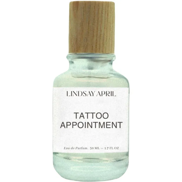 Lindsay April Tattoo Appointment perfume bottle