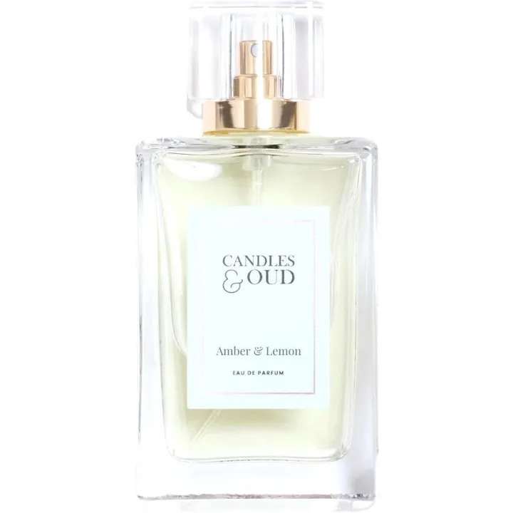 Candles & Oud Amber & Lemon parfüm şişesi