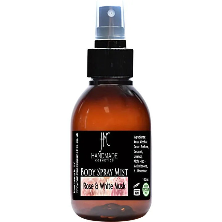Handmade Cosmetics Rose & White Musk parfüm şişesi