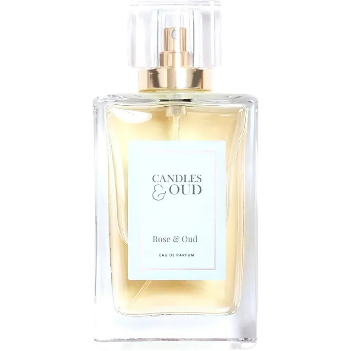 Candles & Oud Rose & Oud parfüm şişesi