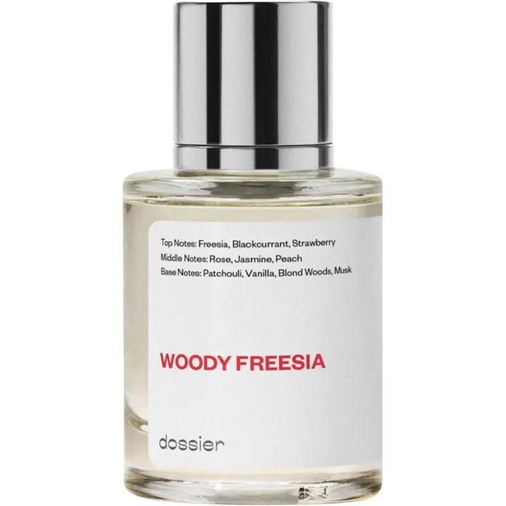 Dossier Woody Freesia perfume bottle
