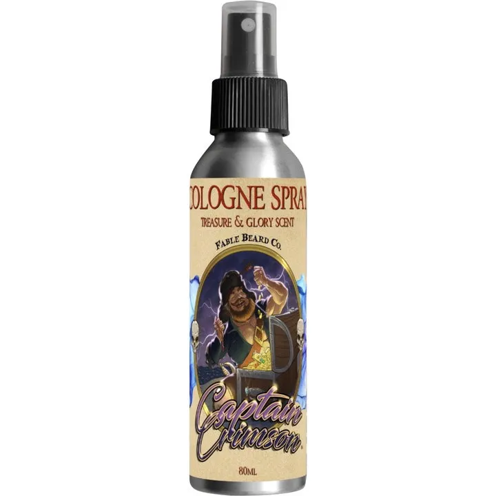 Fable Beard Co. Captain Crimson perfume bottle