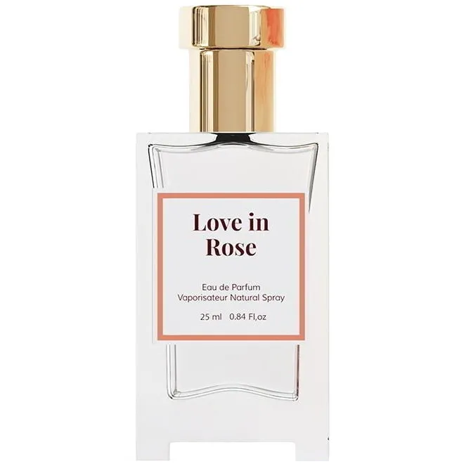 Love Collection Love in Rose perfume bottle