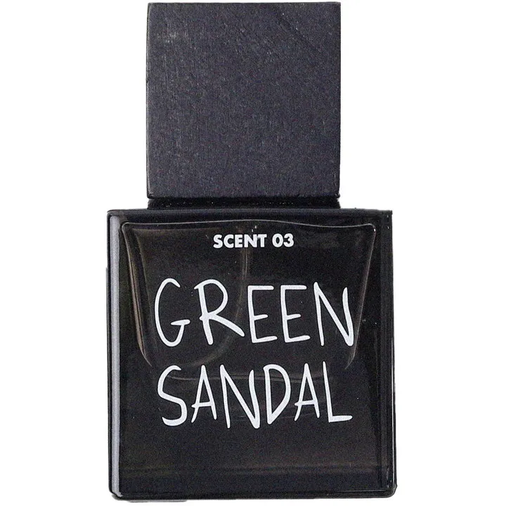 HABIT of 2PEACOCK Scent 03 Green Sandal perfume bottle