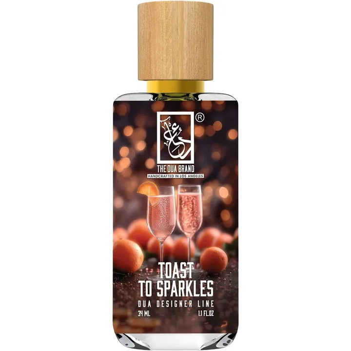 The Dua Brand Toast to Sparkles perfume bottle