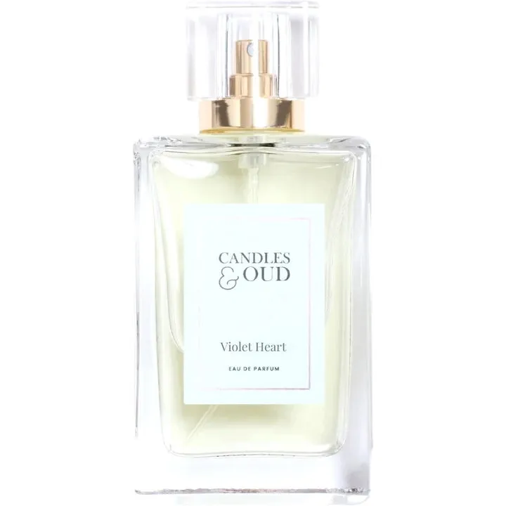Candles & Oud Violet Heart parfüm şişesi
