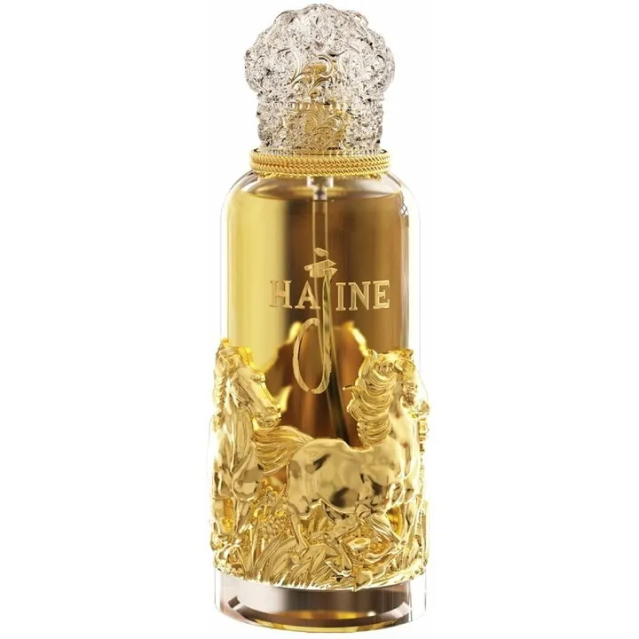 Hajine Golden Gallop perfume bottle