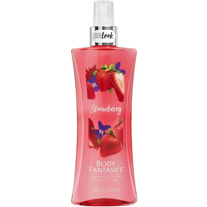 Body Fantasies Strawberry perfume bottle