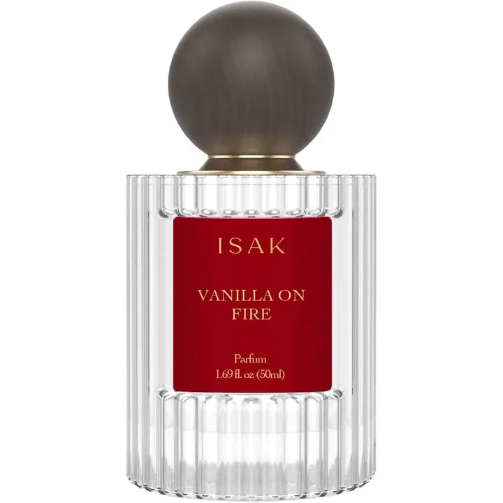 Isak Vanilla on Fire perfume bottle