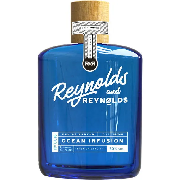 Reynolds and REYNØLDS Ocean Infusion perfume bottle