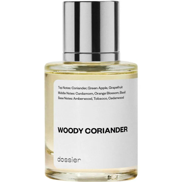 Dossier Woody Coriander perfume bottle