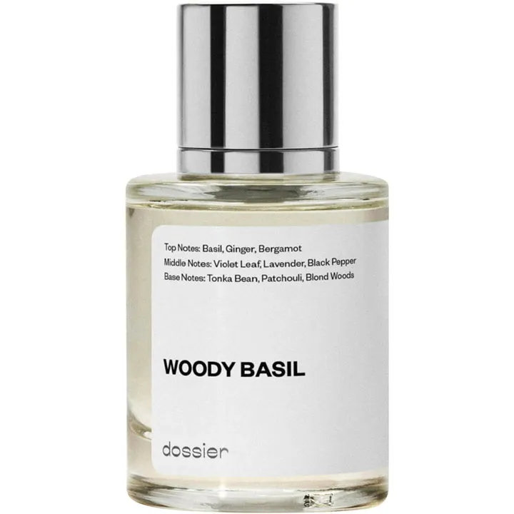 Dossier Woody Basil parfüm şişesi