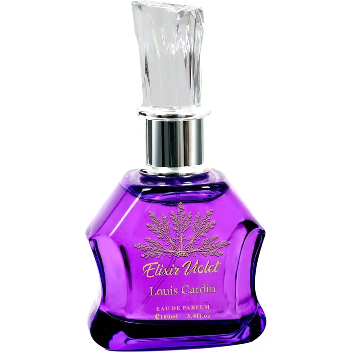 Louis Cardin Elixir Violet perfume bottle