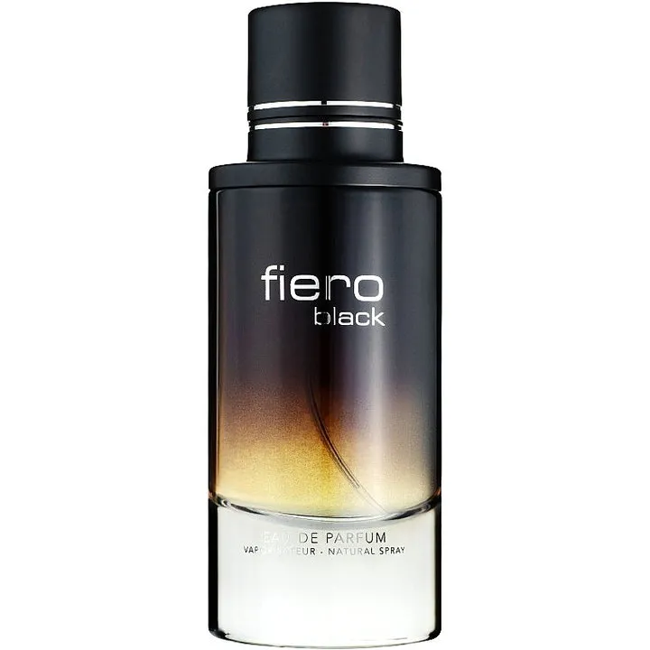 Fragrance World Fiero Black (Eau de Parfum) perfume bottle