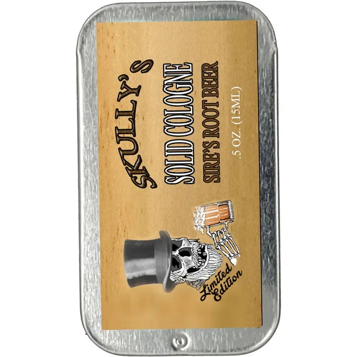 Skully’s Sire's Root Beer perfume bottle