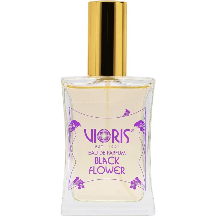 Vioris Black Flower perfume bottle