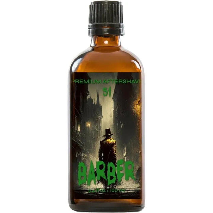 Alien Shave Barber Green perfume bottle