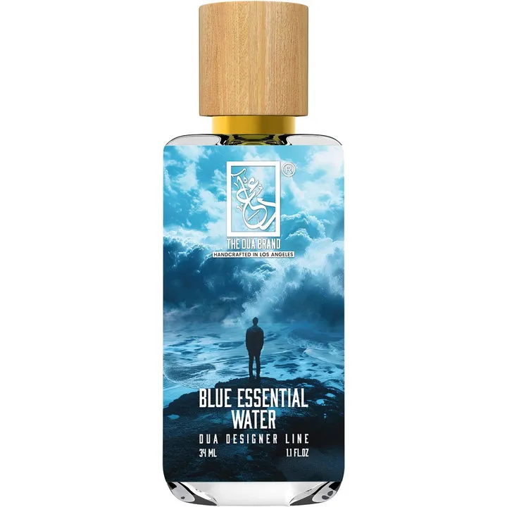 The Dua Brand Blue Essential Water perfume bottle