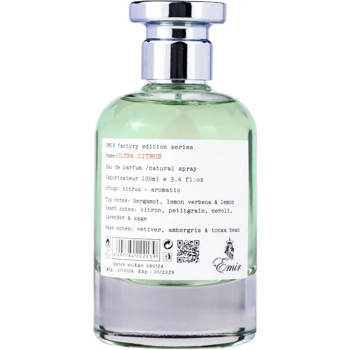 Emir Ultra Citrus parfüm şişesi