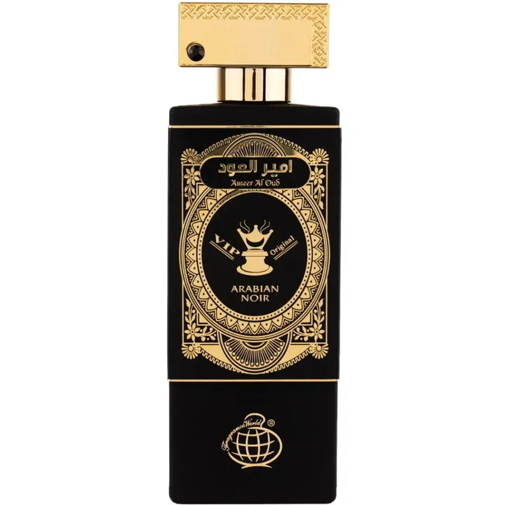 Fragrance World VIP Arabian Noir perfume bottle