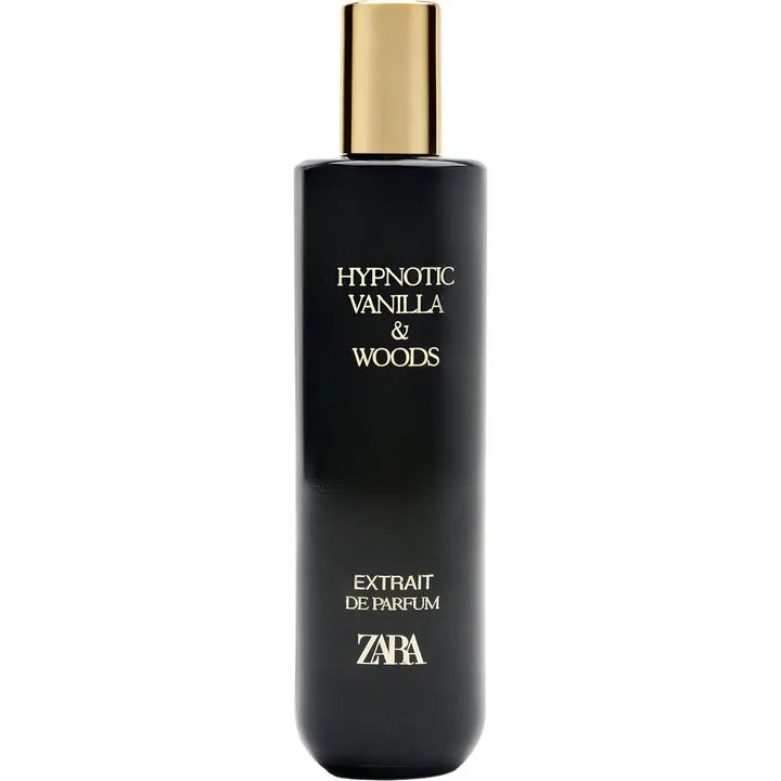 Zara Hypnotic Vanilla & Woods perfume bottle