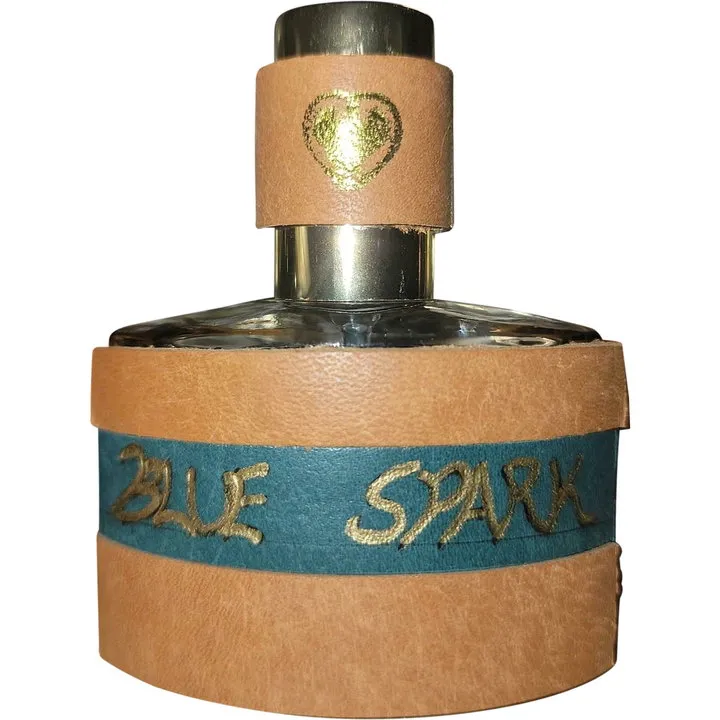 House of Heartistry Blue Spark perfume bottle