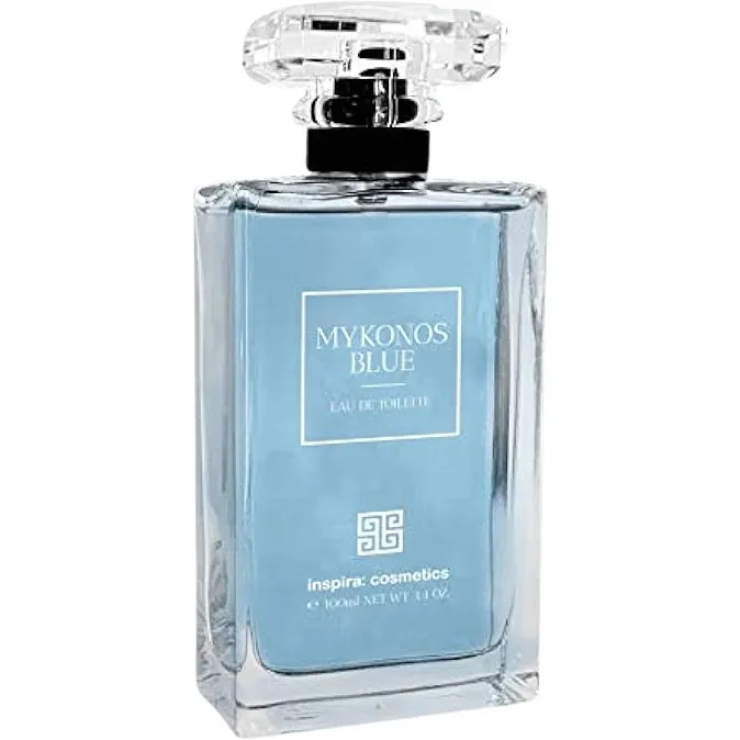inspira:cosmetics Mykonos Blue perfume bottle