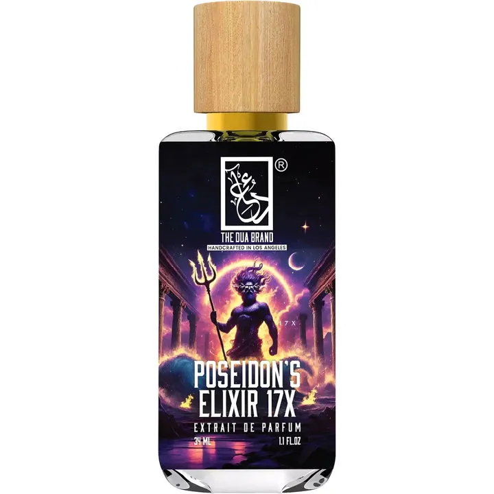 The Dua Brand Poseidon's Elixir 17X perfume bottle