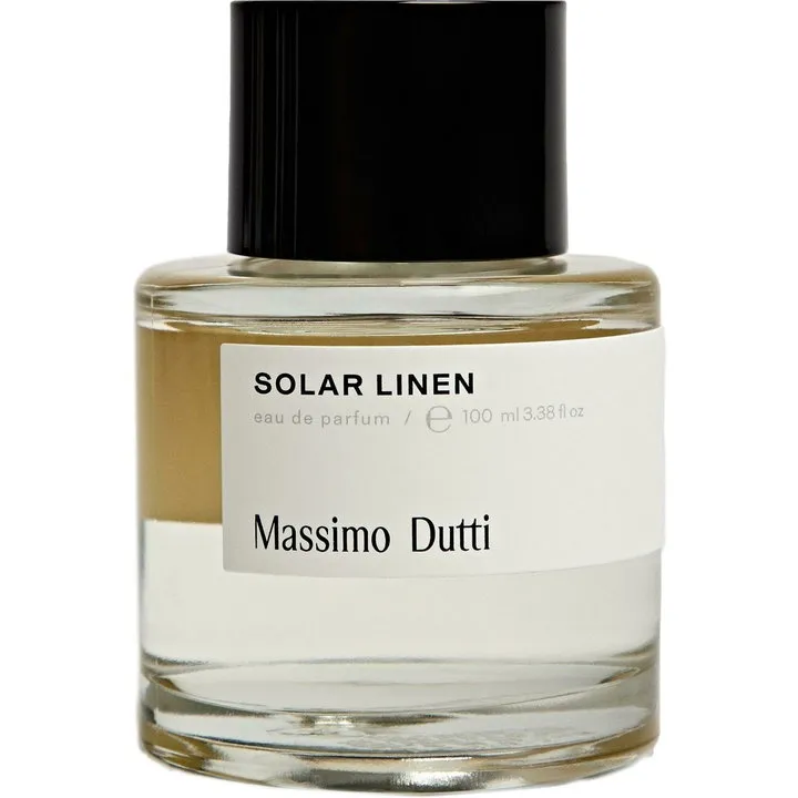 Massimo Dutti Solar Linen perfume bottle