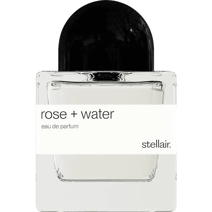 stellair. rose + water parfüm şişesi