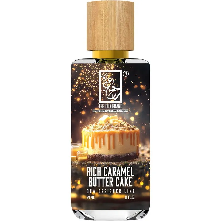 The Dua Brand Rich Caramel Butter Cake perfume bottle