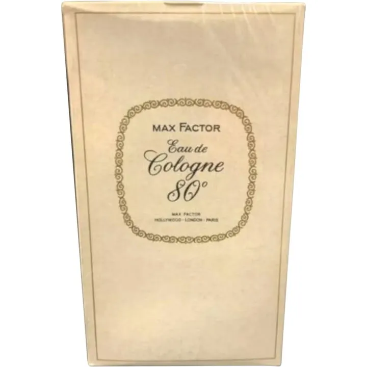 Max Factor Eau de Cologne perfume bottle