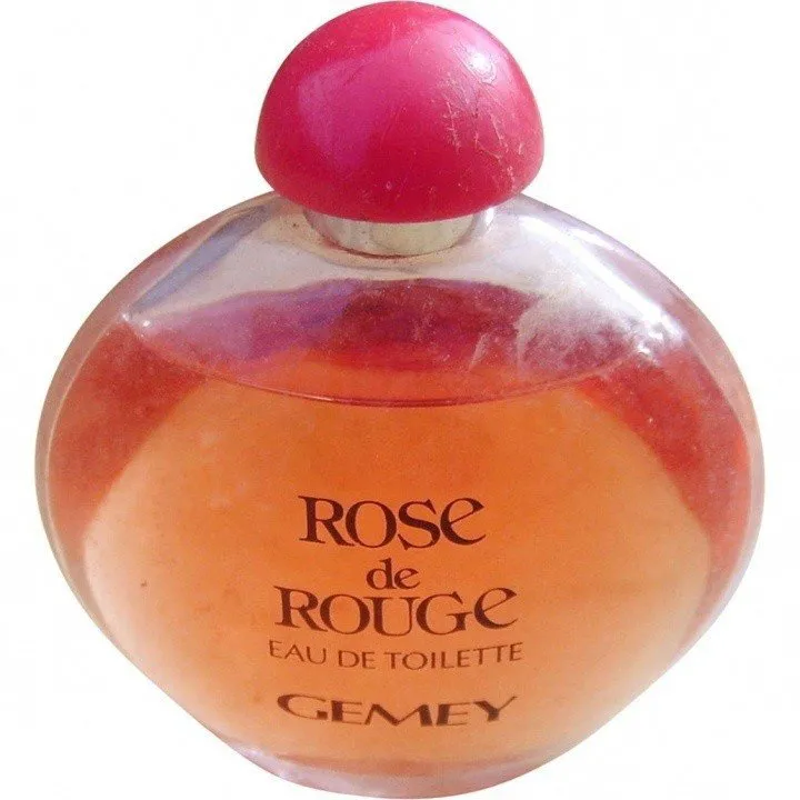 Gemey Rose de Rouge parfüm şişesi
